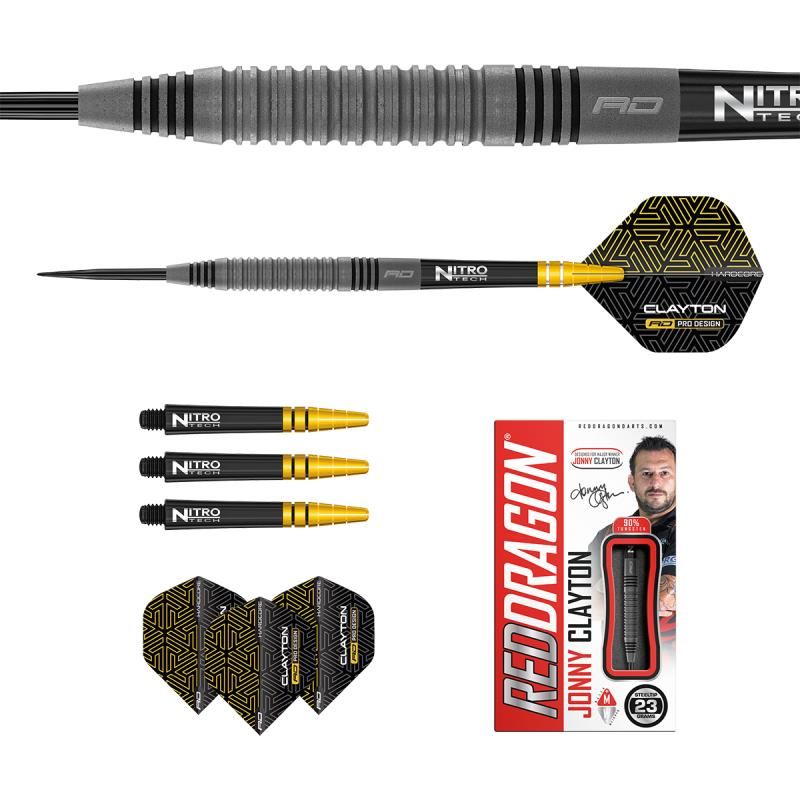 Steel Dartset (3 Stk) Jonny Clayton Oxide Edition