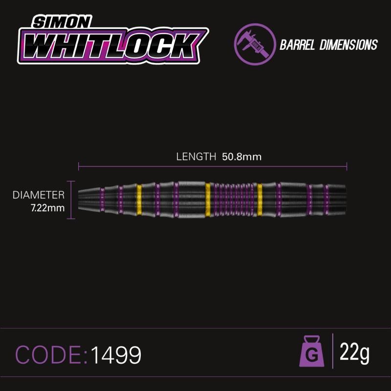 Steel Dartset (3 Stk) Simon Whitlock 85% Pro Series