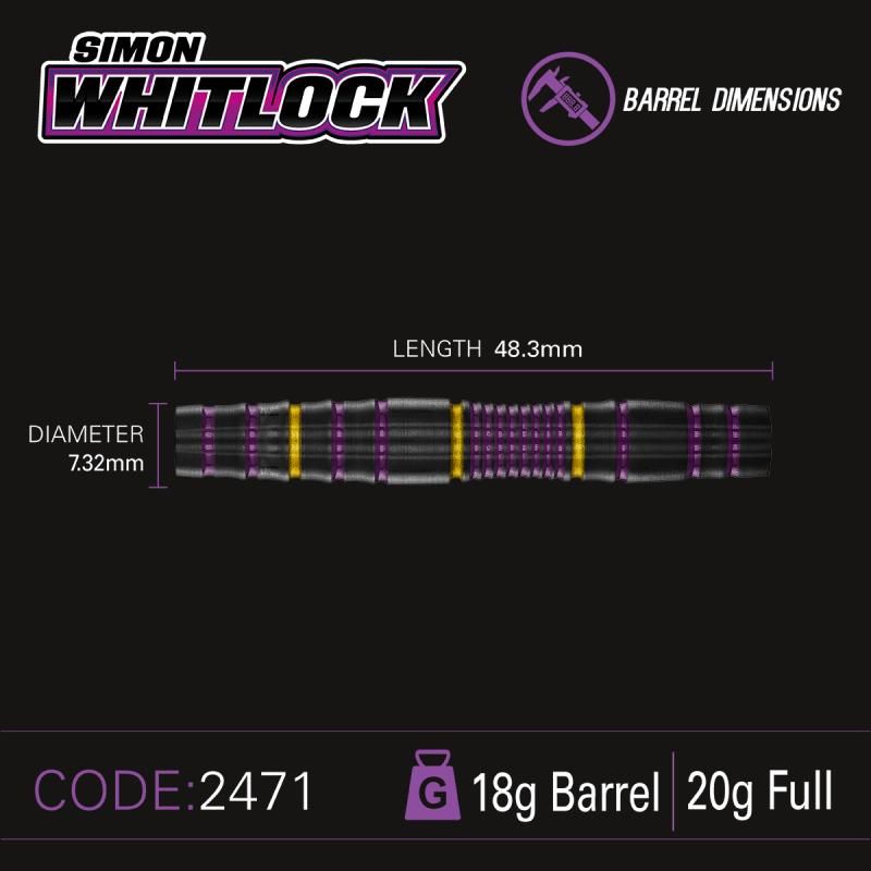 Soft Dartset (3 Stk) Simon Whitlock 85% Pro-Series