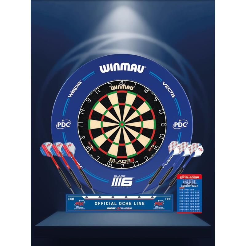 PDC Offizielles Winmau Dartboard All inklusiv Set