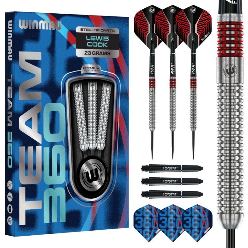 23g Steel Darts Lewis Cook Team 360