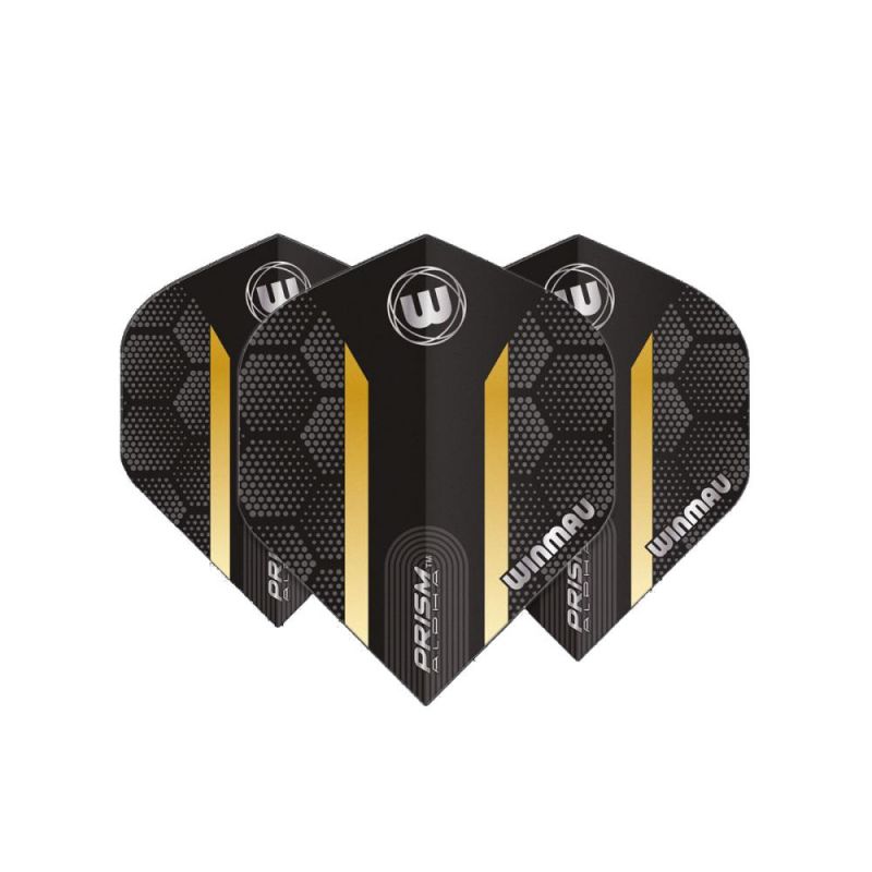 Flight Set Prism Delta black & gold  02 Winmau