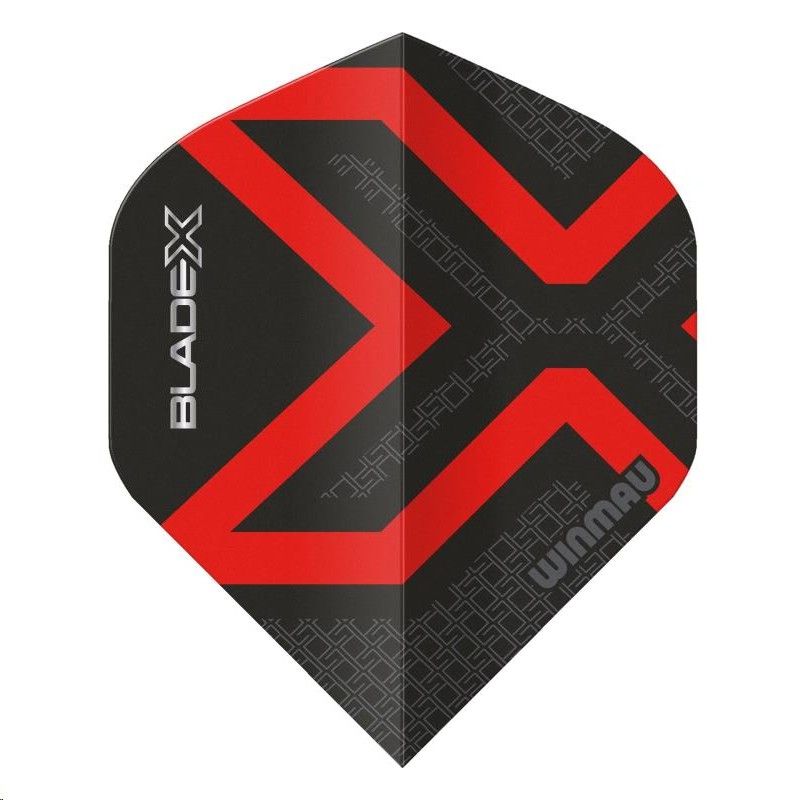 Flight Set Blade X - Prism Delta Metallic Schwarz & Rot