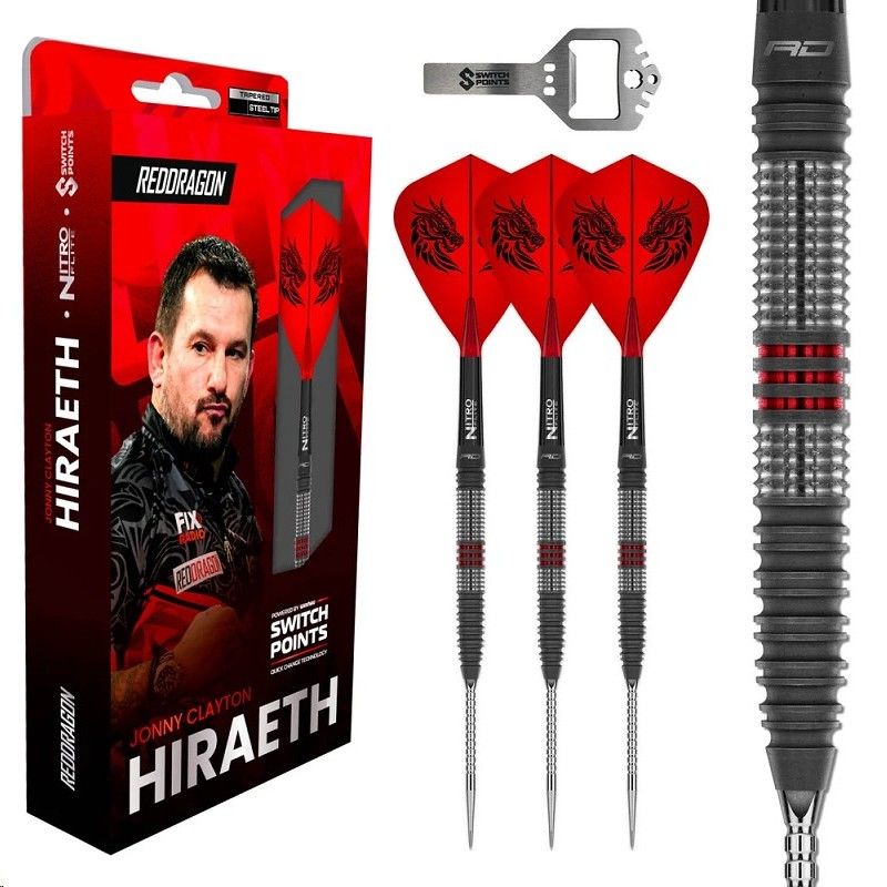 Steel Dartset Jonny Clayton Hiraeth 90% Switch Point Darts