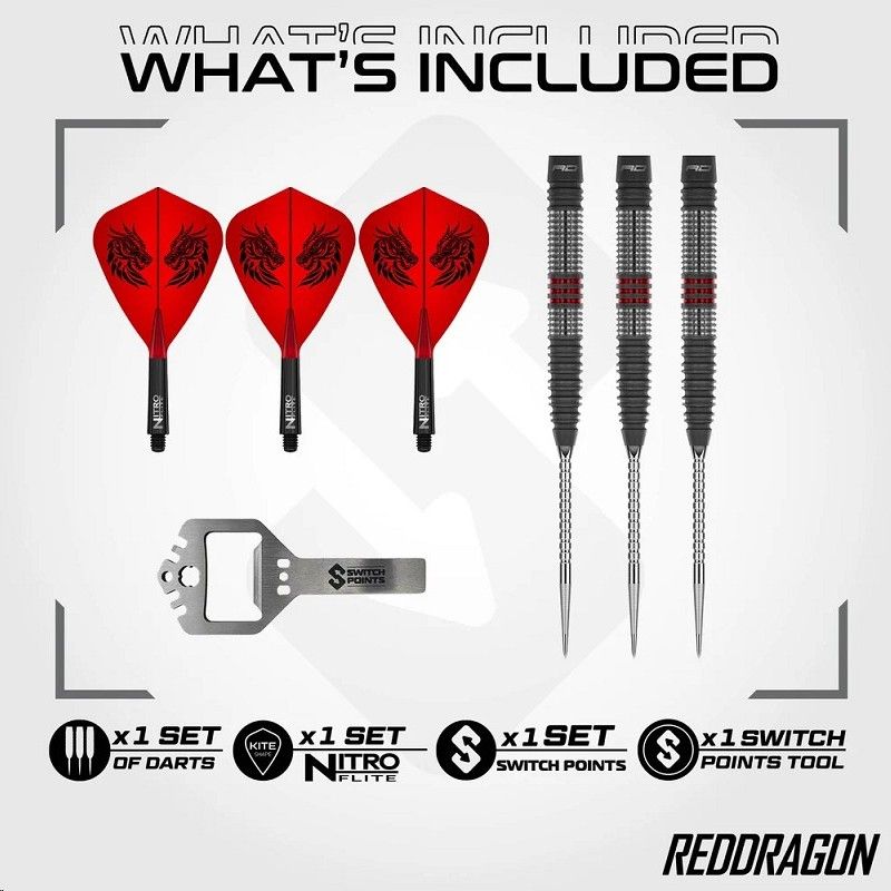 Steel Dartset Jonny Clayton Hiraeth 90% Switch Point Darts