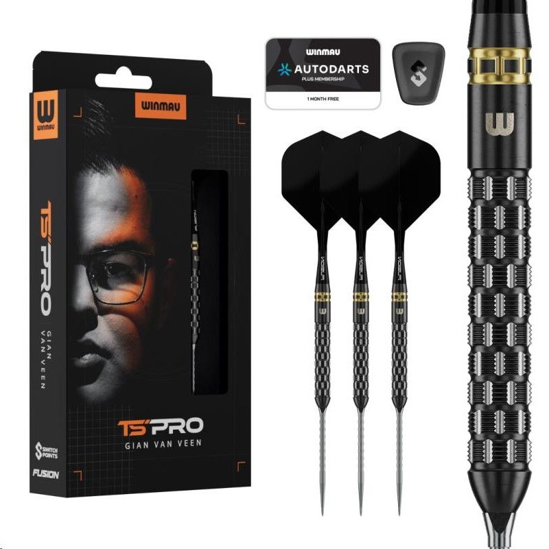 Steel Dartset Gian van Veen TS-PRO 90% Switch Point