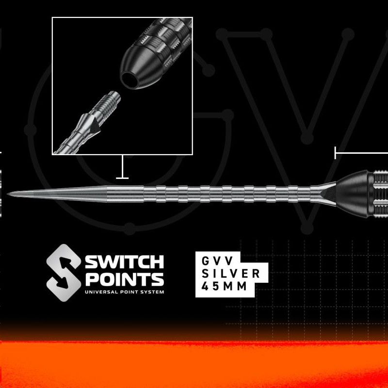 Steel Dartset Gian van Veen TS-PRO 90% Switch Point