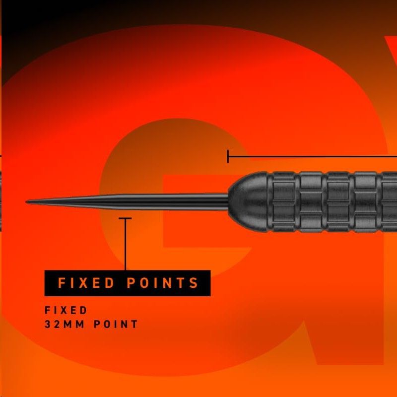 21G Steel Dartset Gian van Veen Brass Darts CORE