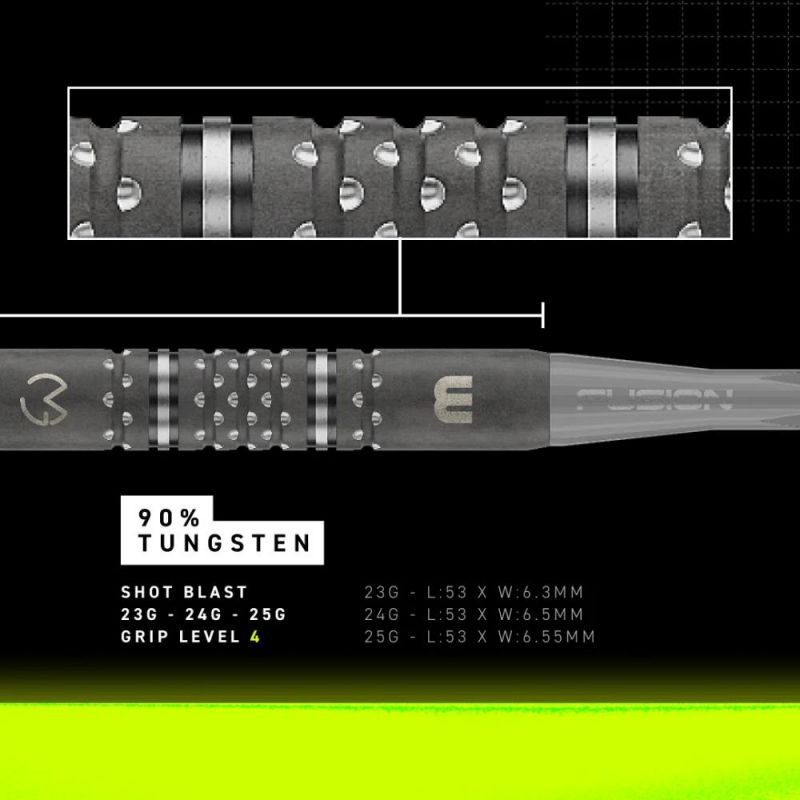 Winmau Steel Dartset MVG TS-PRO 90% Switch Point