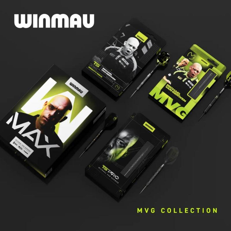 Winmau Steel Dartset MVG TS-PRO 90% Switch Point