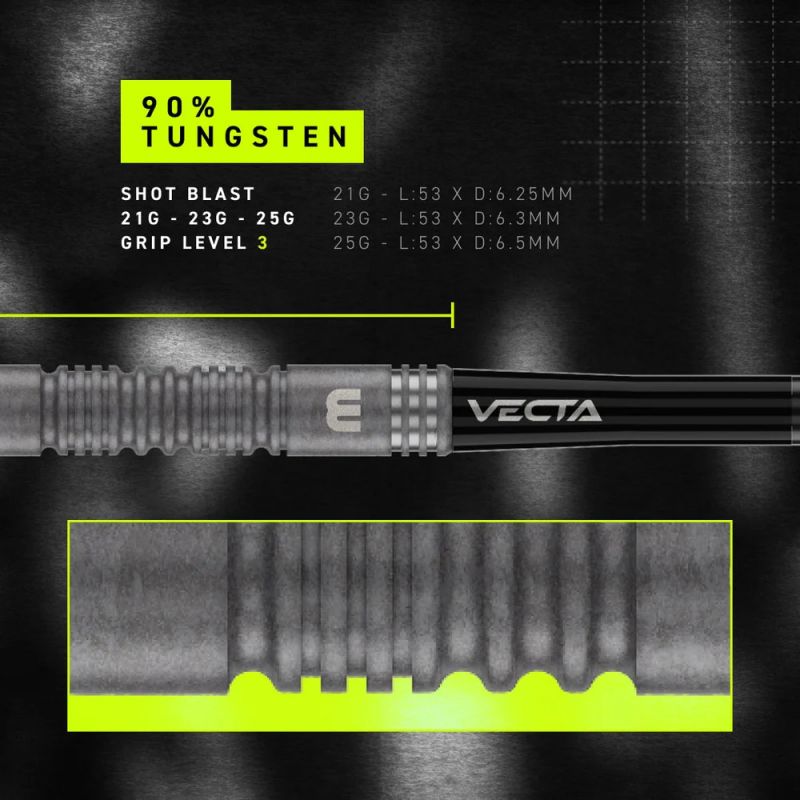 Winmau Steel Tip Dart Set MVG TS 90% Switch Point