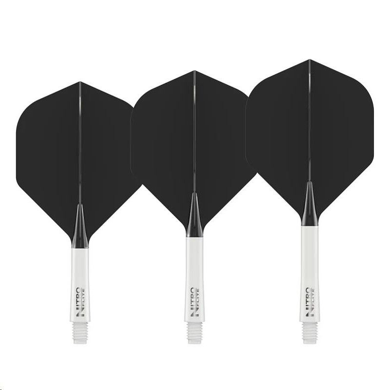 Red Dragon Nitro Flite – White Shaft & Black Flight (Shape 02)