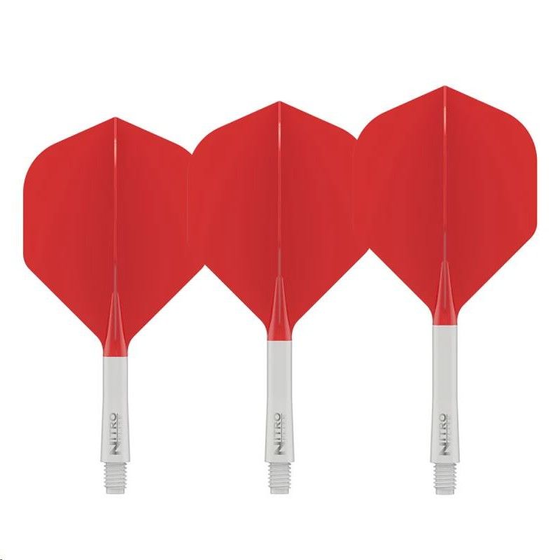 Red Dragon Nitro Flite – White Shaft & Red Flight (Shape 02)