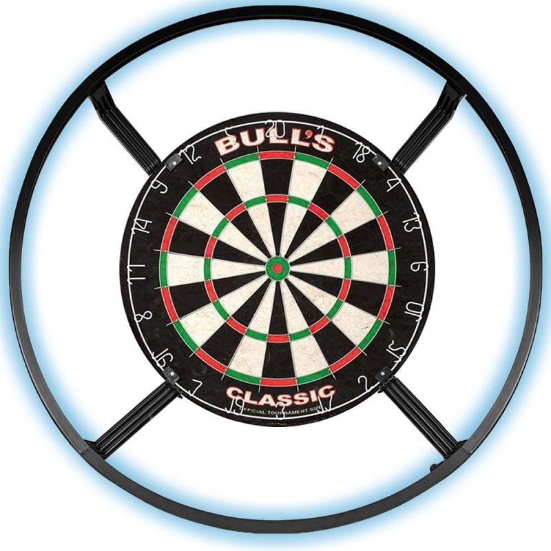 Dartboard Bulls Classic mit LED Beleuchtung Corona Vision