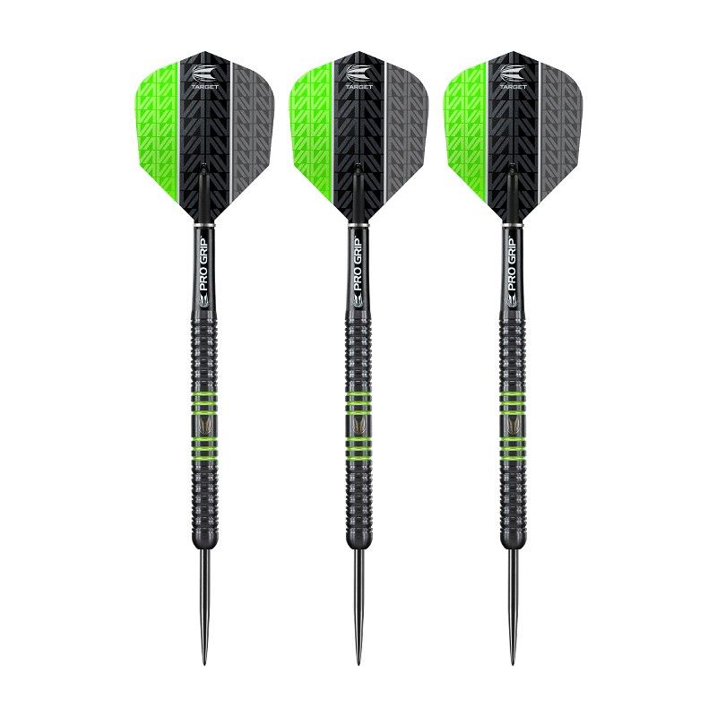 Steel Dartset (3 Stk) Vapor8 black green edition