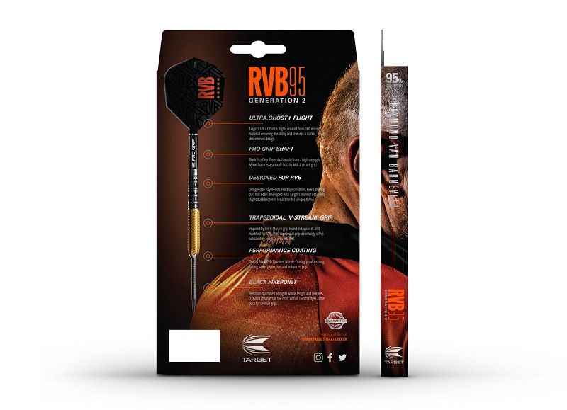 Steel Dartset (3 Stk) Raymond van Barneveld RVB 95 Generation 2