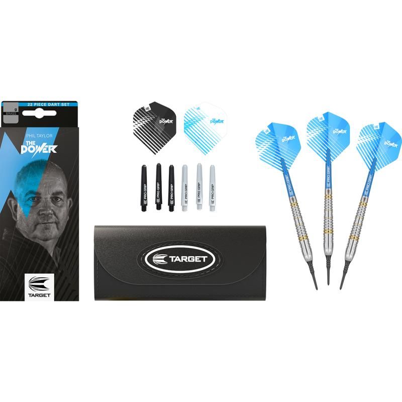 18 g Soft Dartset (3 Stk) Phil Taylor Messing