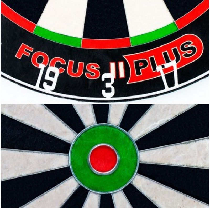 Bull's Bristle Dartboard Focus II Plus