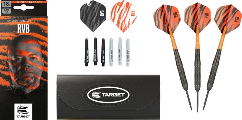 Steel Dartset (3 Stk) Raymond van Barneveld Brass 22g 2023