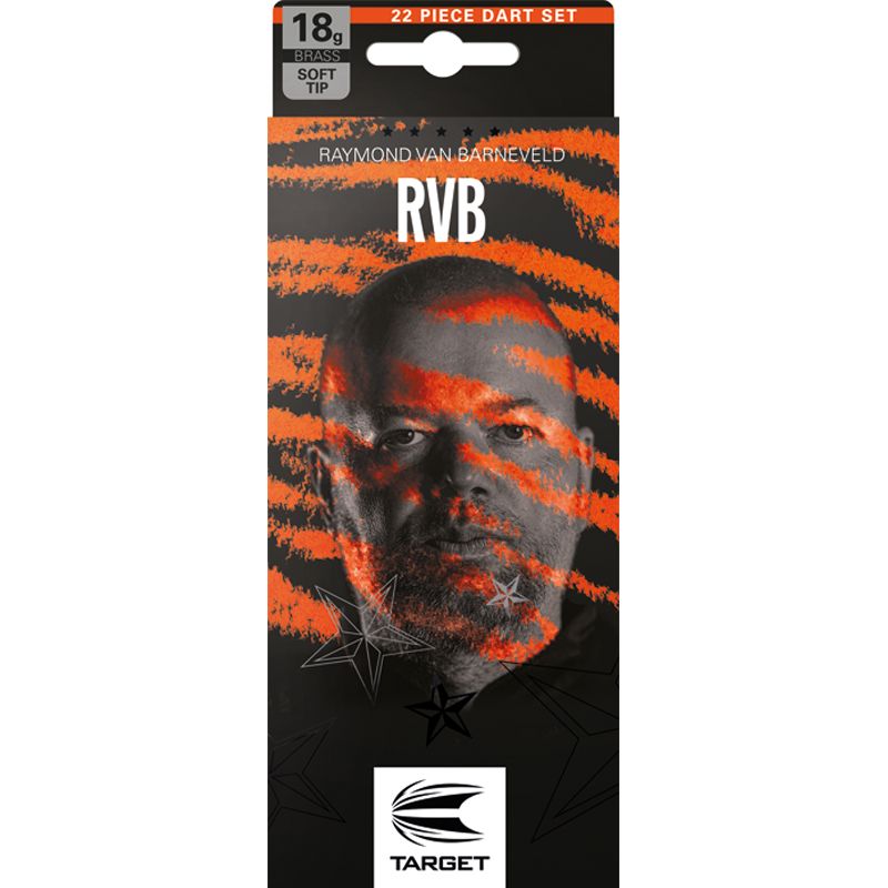 Soft Dartset (3 Stk) Raymond van Barneveld Brass 18g 2023