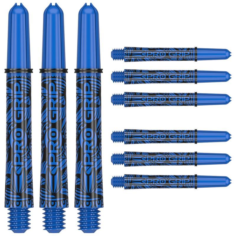 Schaftset (9 Stk) INK Pro Grip 2BA blau