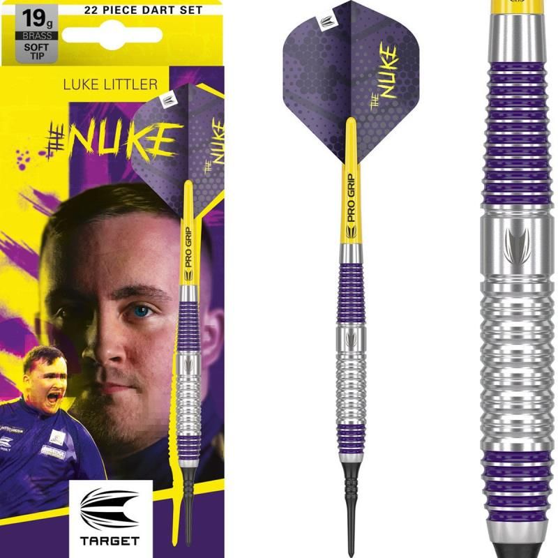 Soft Dartset (3 Stk.) Luke Littler Brass 19G 2024