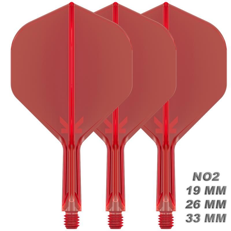 K-FLEX (3 Stk) Flight & Schaft (No 2) rot