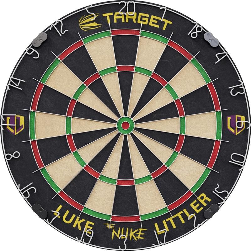 Dart Board Set Target Luke Littler "The Nuke" 2024