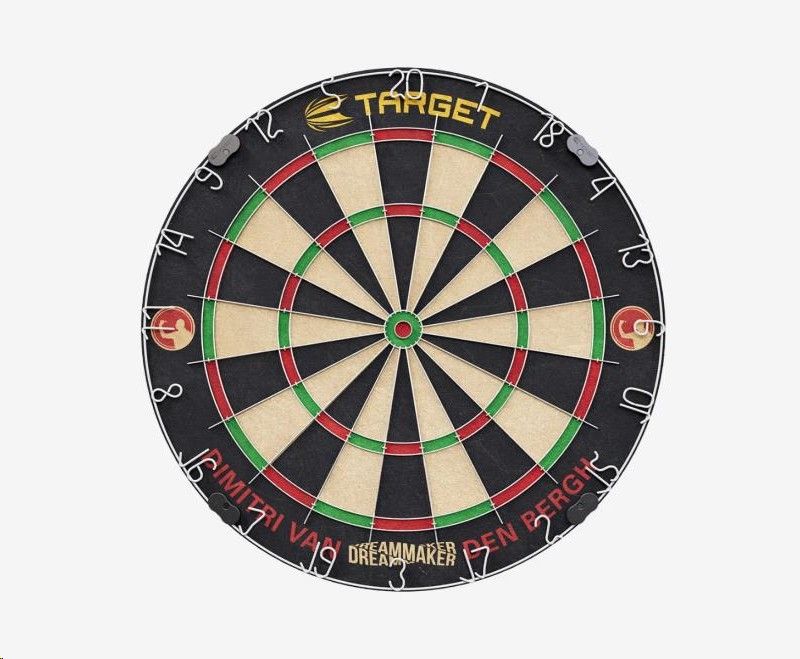 Dart Board Set Target Dimitri van den Bergh 2024