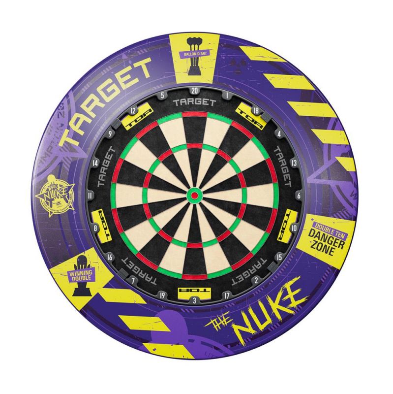 Dart Board Set Luke Littler World Champion 2025 Tor Dartboard & Auffangring
