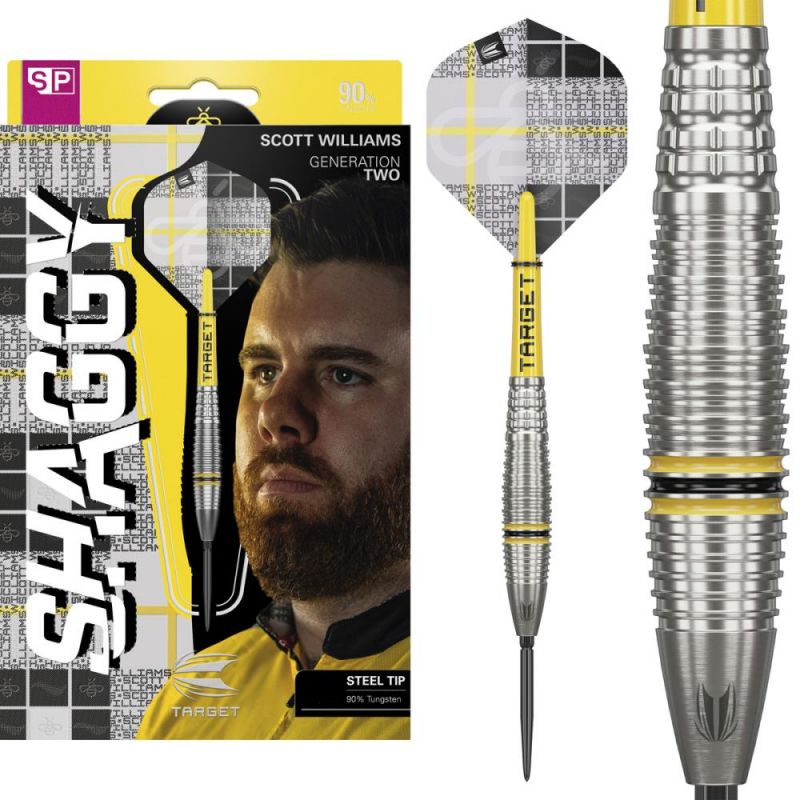 Steel Dartset (3 Stk.) Scott Williams Black 90% SP 2024