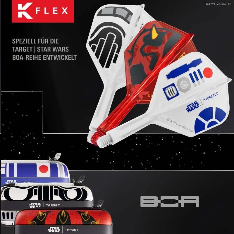 K-FLEX (3 pcs) Flight & Shaft R2D2 Starwars (No 2)