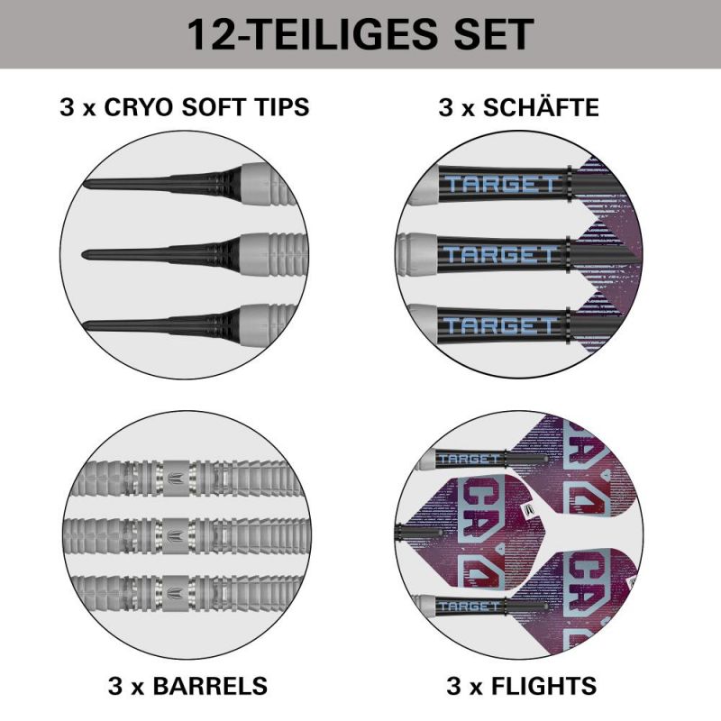Dartset CRYO 12 90% Softtip 2025