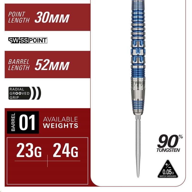 Steel Dartset Mizu Serie 01  G1 SP 90%  2025