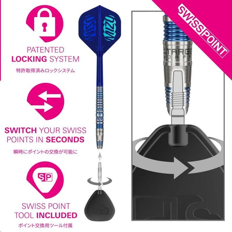 Steel Dartset Mizu Serie 01  G1 SP 90%  2025