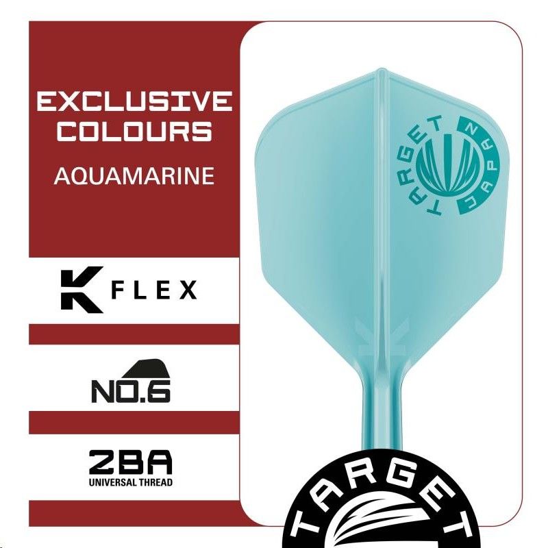K-FLEX (3 pcs) Flight & Shaft No 6) Aqua  2025