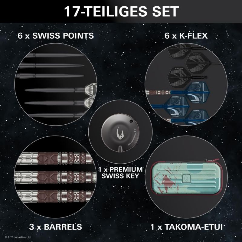 Steel Dartset Starwars Mandalorian 95% 2026
