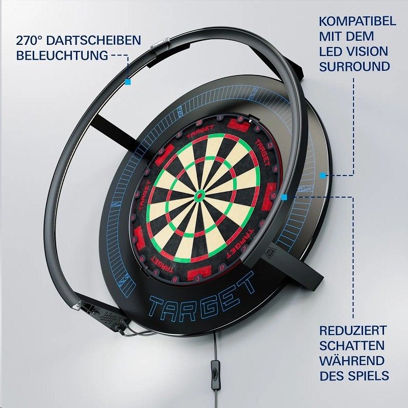 Target Corona Vision 2 Dartboard Beleuchtung UK / EU 2026