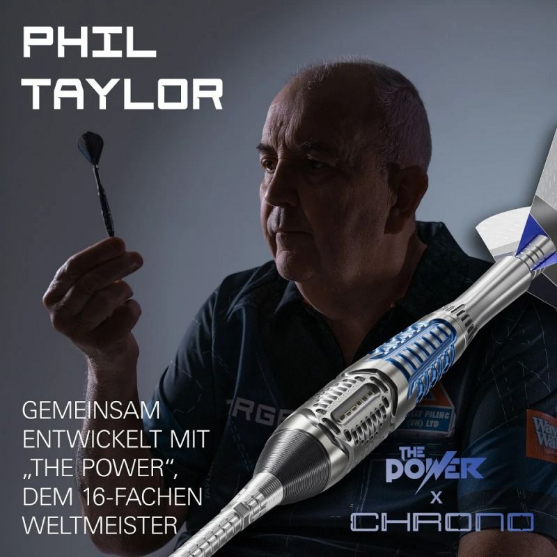 Target Phil Taylor Power Chrono 95% Swiss Point Steeldarts 2026 – 22g / 24g / 26g
