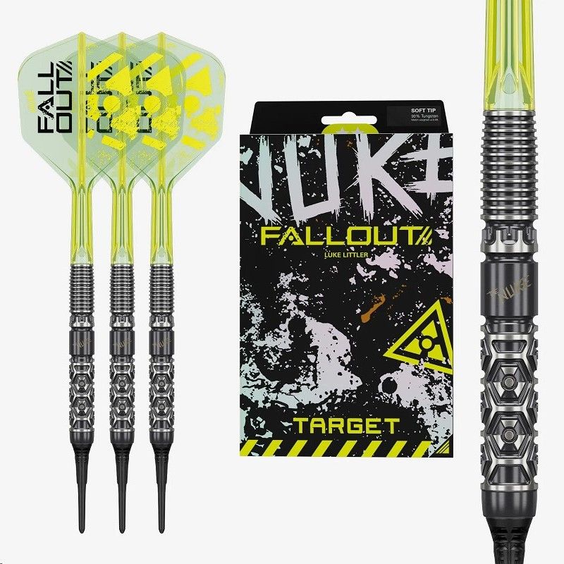 Target Luke Littler Nuke Fallout 90% 19g Soft Tip Darts 2026