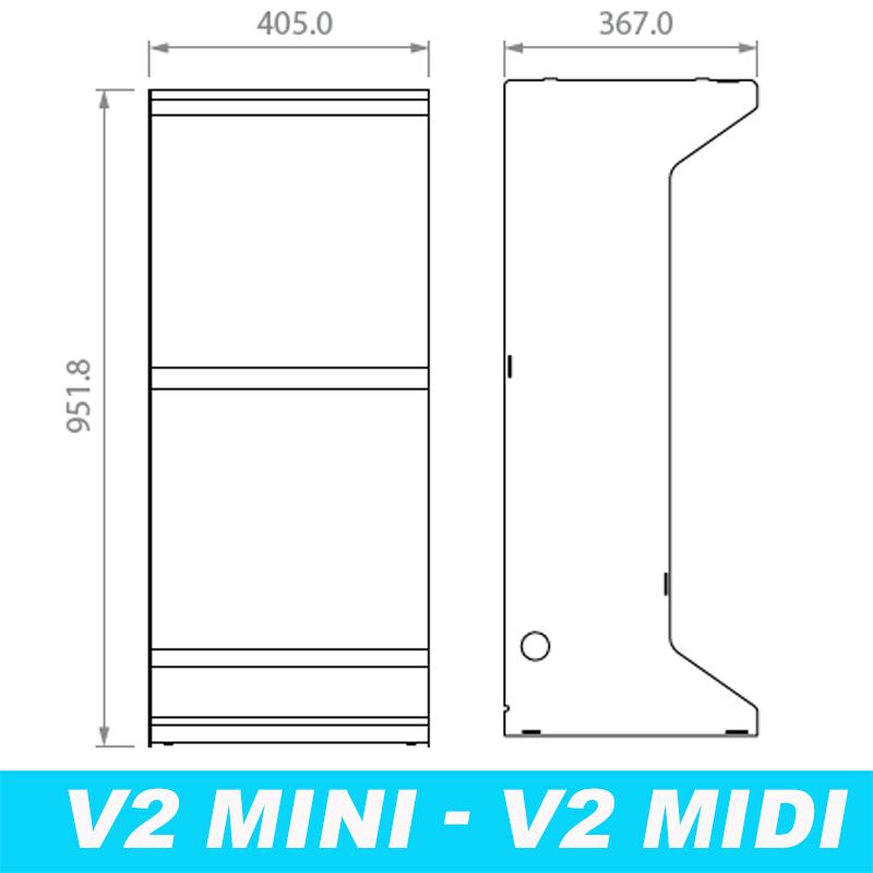 Base for Changemachine & Tokenvendingmachine V2 Plus - V2 Mini - V2 Midi