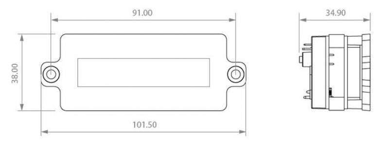 LCD Display für elektronische Münzprüfer