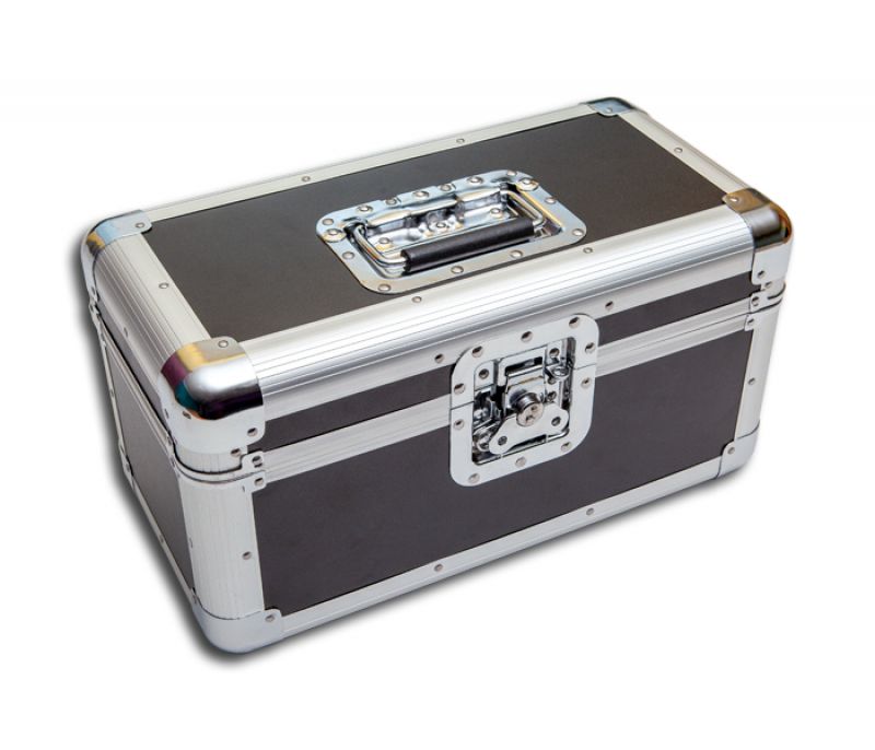 Single case 200 Vinyls black/silver