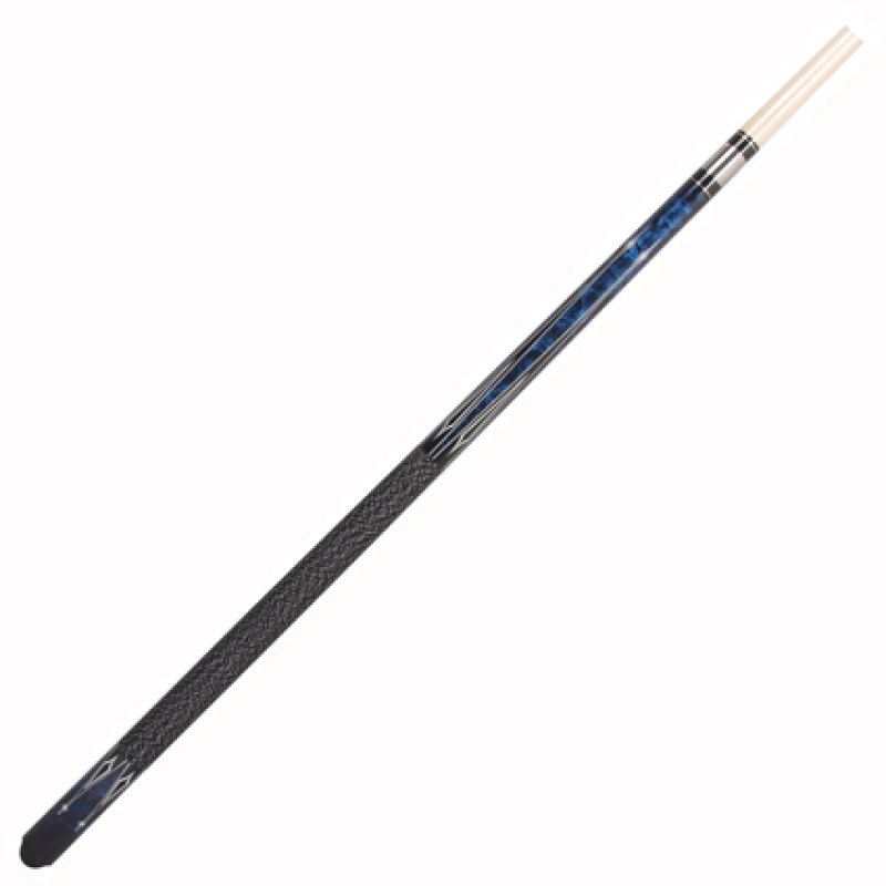 Pool Cue 2-Piece Verano No. 6 blue  13 mm glue on tip, L:145 cm