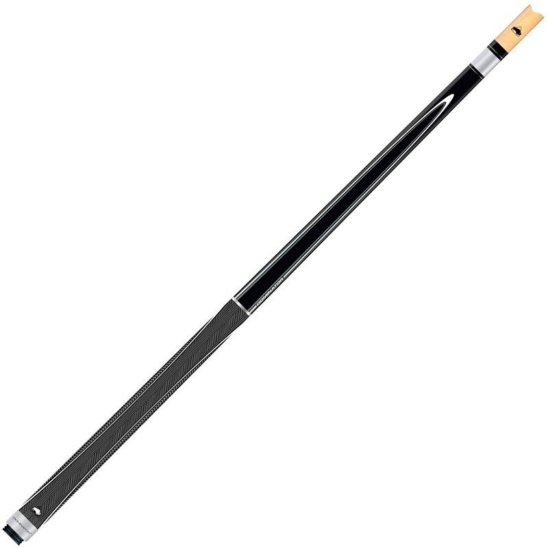 Pool Cue 2-Piece Buffalo Dominator "NG" #1 13mm glue on tip, black/white