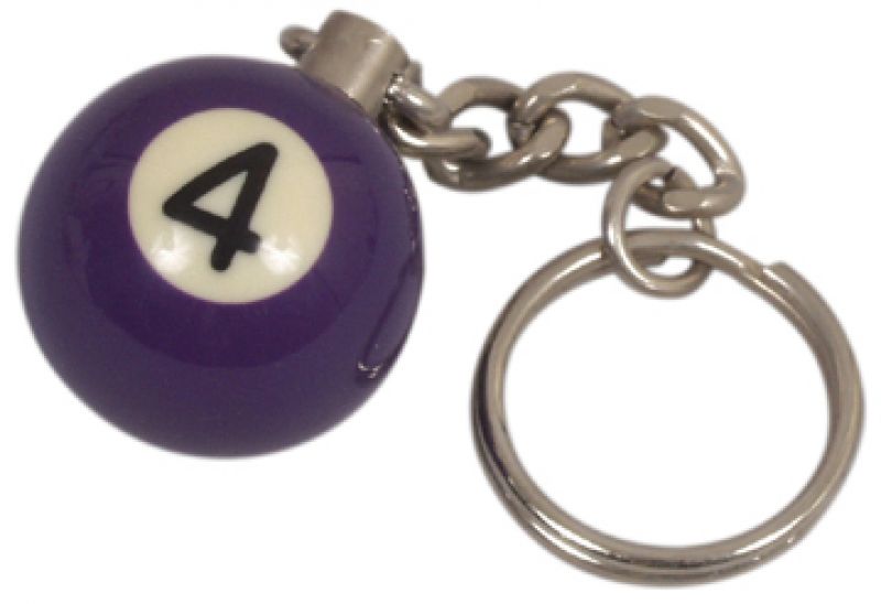 Keychain Pool Ball 25mm no. 4