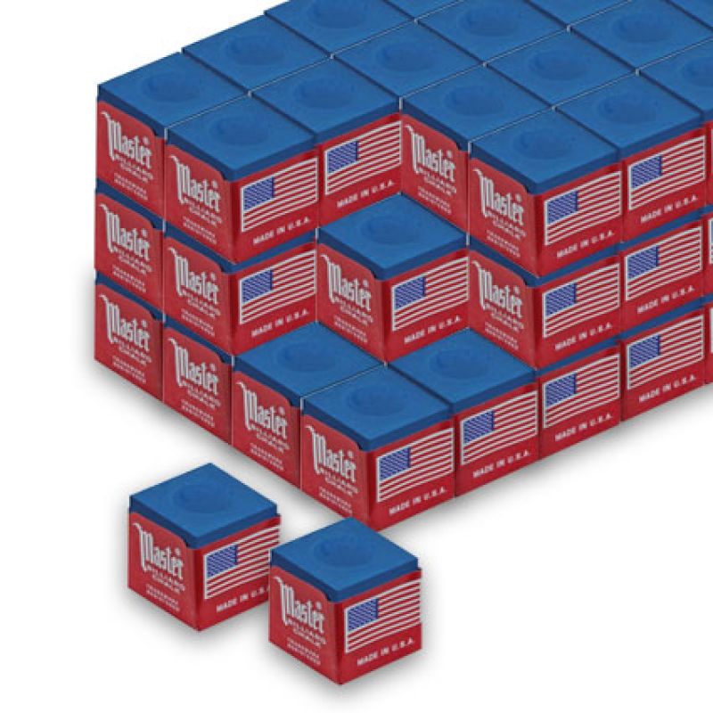 Billiard Chalk Master blue 144 pcs