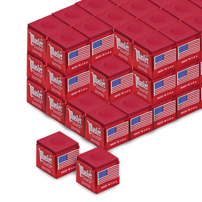 Billiard chalk Master red 144 pcs