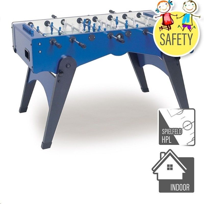 Football Table Garlando FOLDY, HPL-Playfield, Safety-Rods