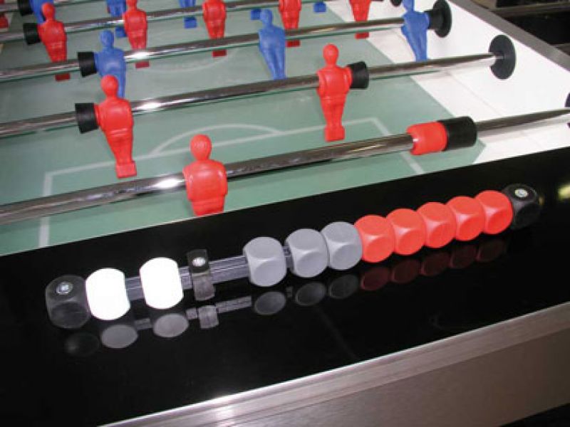 Football Table Garlando World Champion F1, Glass Playfield, Tournament Rods